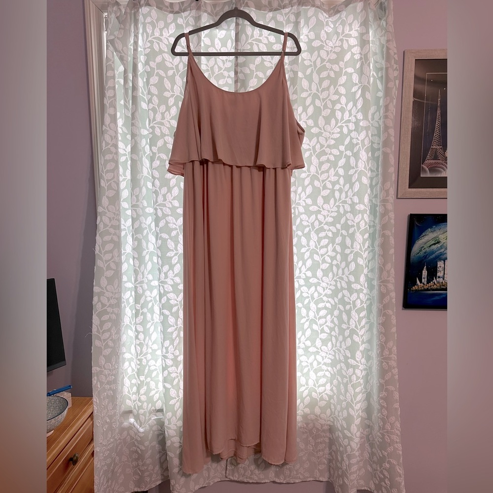 Show Me Your Mumu Caitlin ruffle maxi dress 3xl